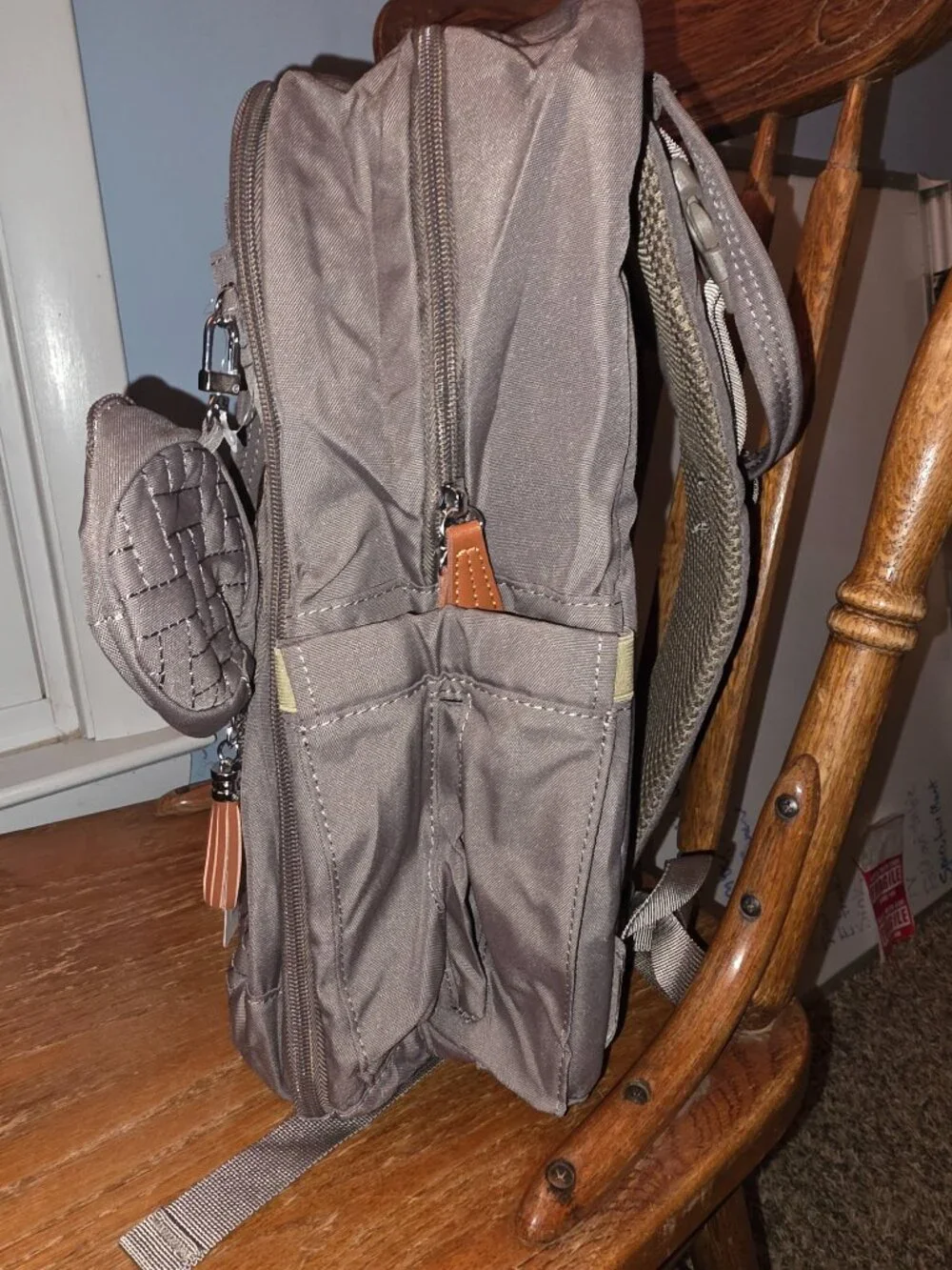 NWT!! BabbleRoo XL Diaper Backpack, Multi-function, Waterproof - DARK GREY
